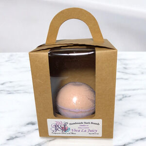 Hand Made Bath Bomb Bath Ball Creating Fizzy Fragrant Fun 4oz Gift Box Bath Tub